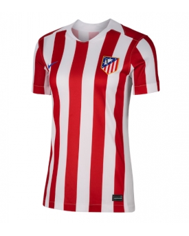 Atletico Madrid Maglia Gara Casa Repliche 2025-26 Donna Maniche Corte